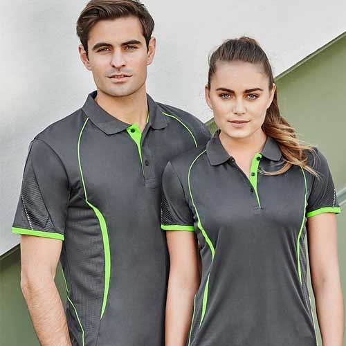 printed work polo shirts